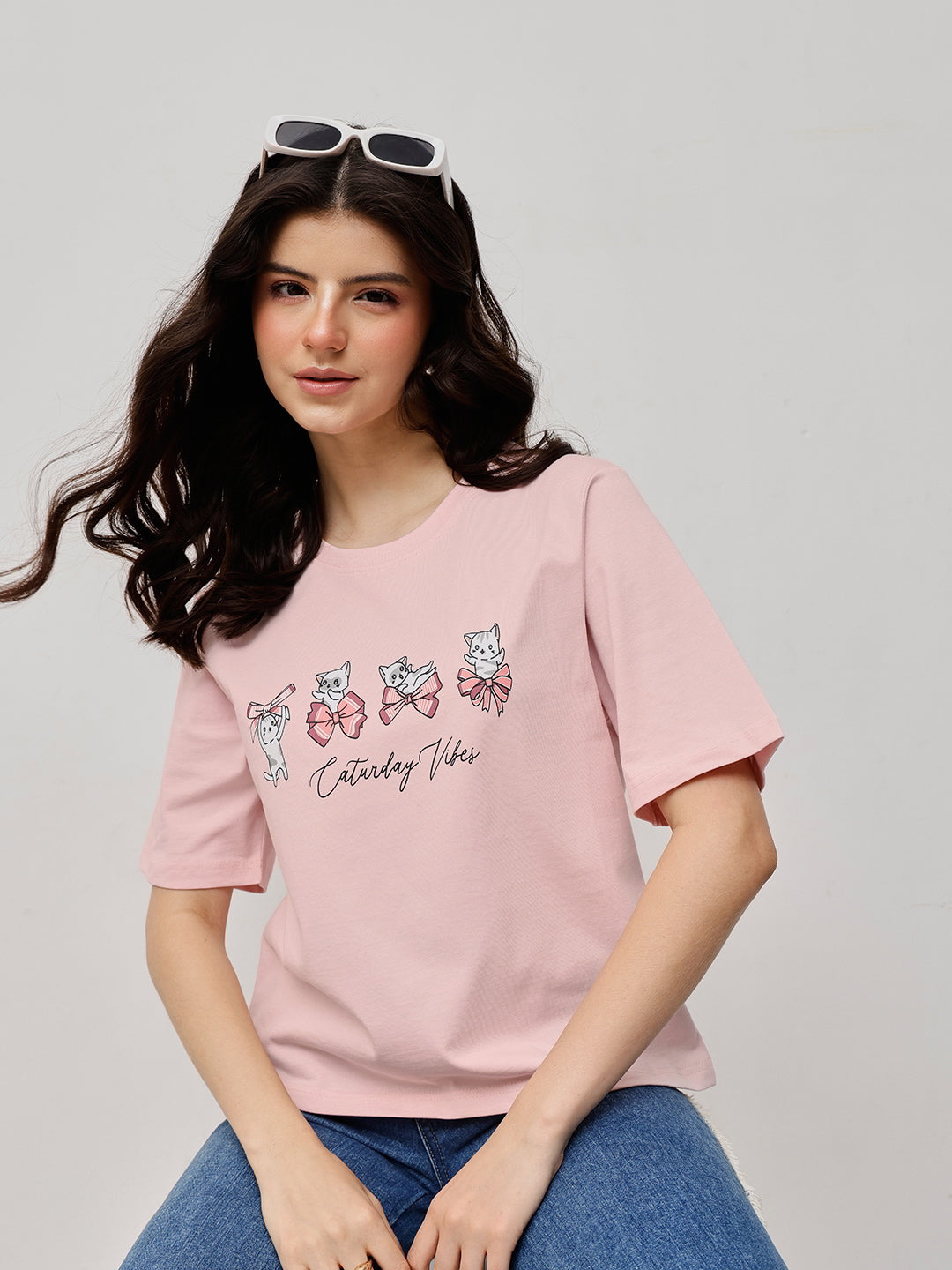 Cotton Relaxed Crop Tee