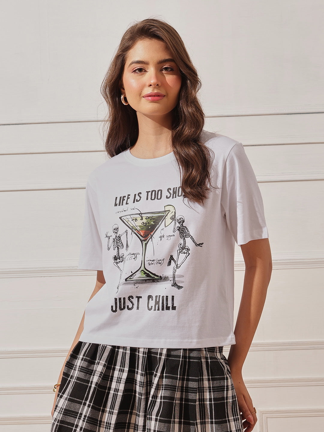 Cotton Relaxed Crop Tee
