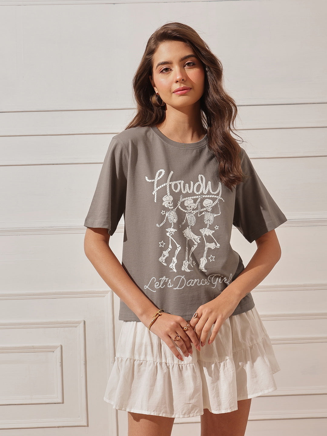 Cotton Relaxed Crop Tee