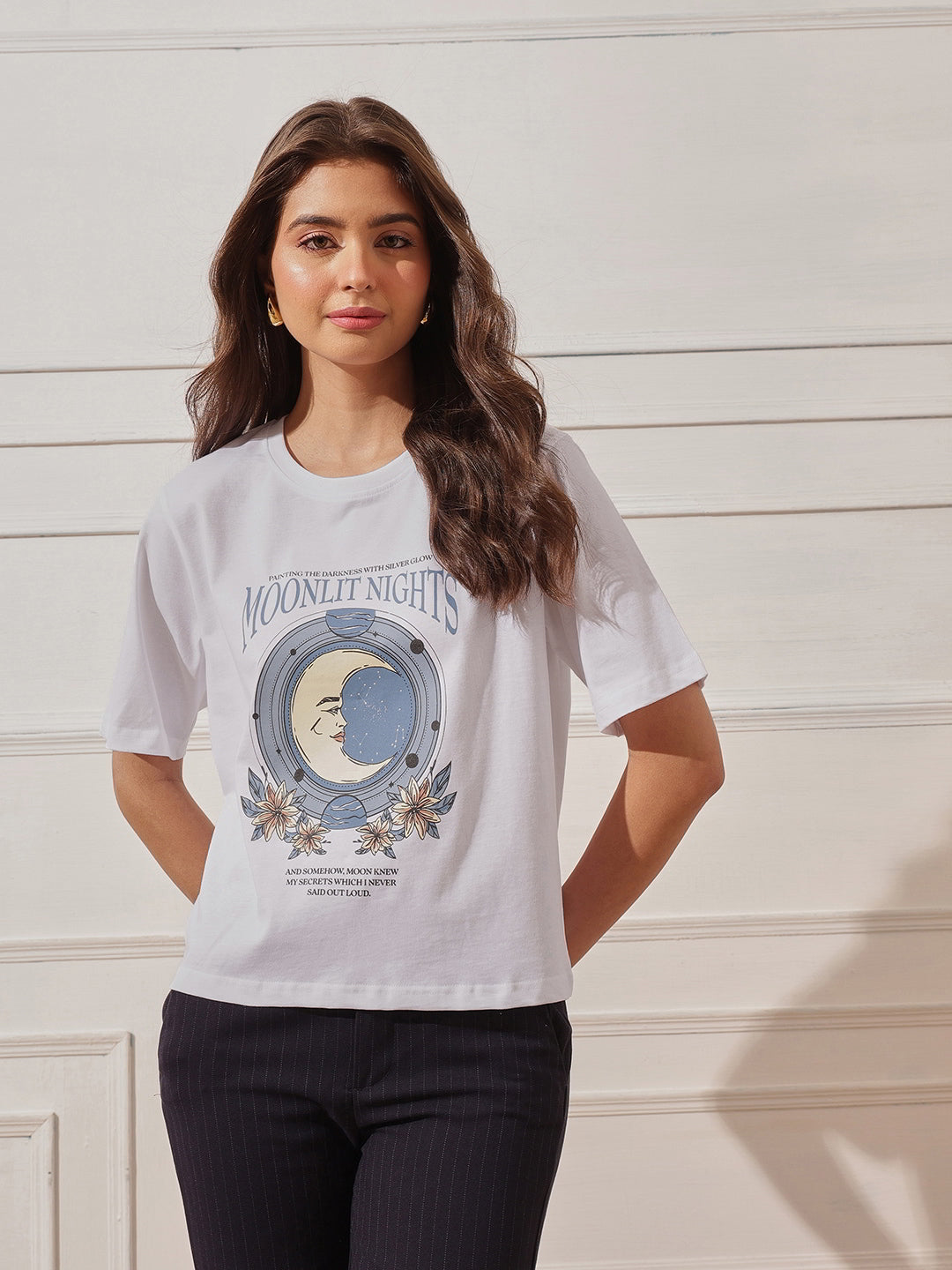 Cotton Relaxed Crop Tee