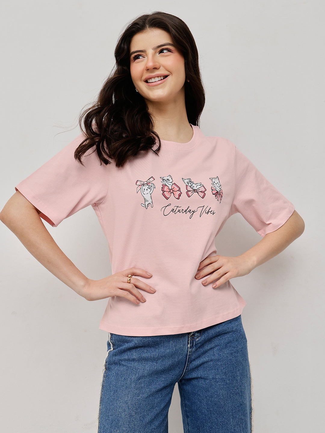 Cotton Relaxed Crop Tee