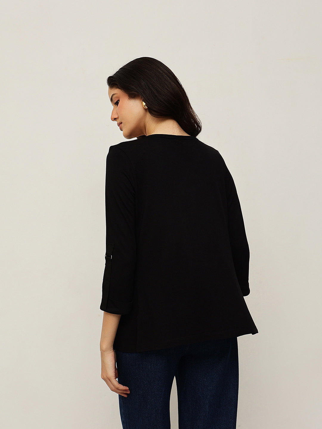 Cascading Viscose Shrug