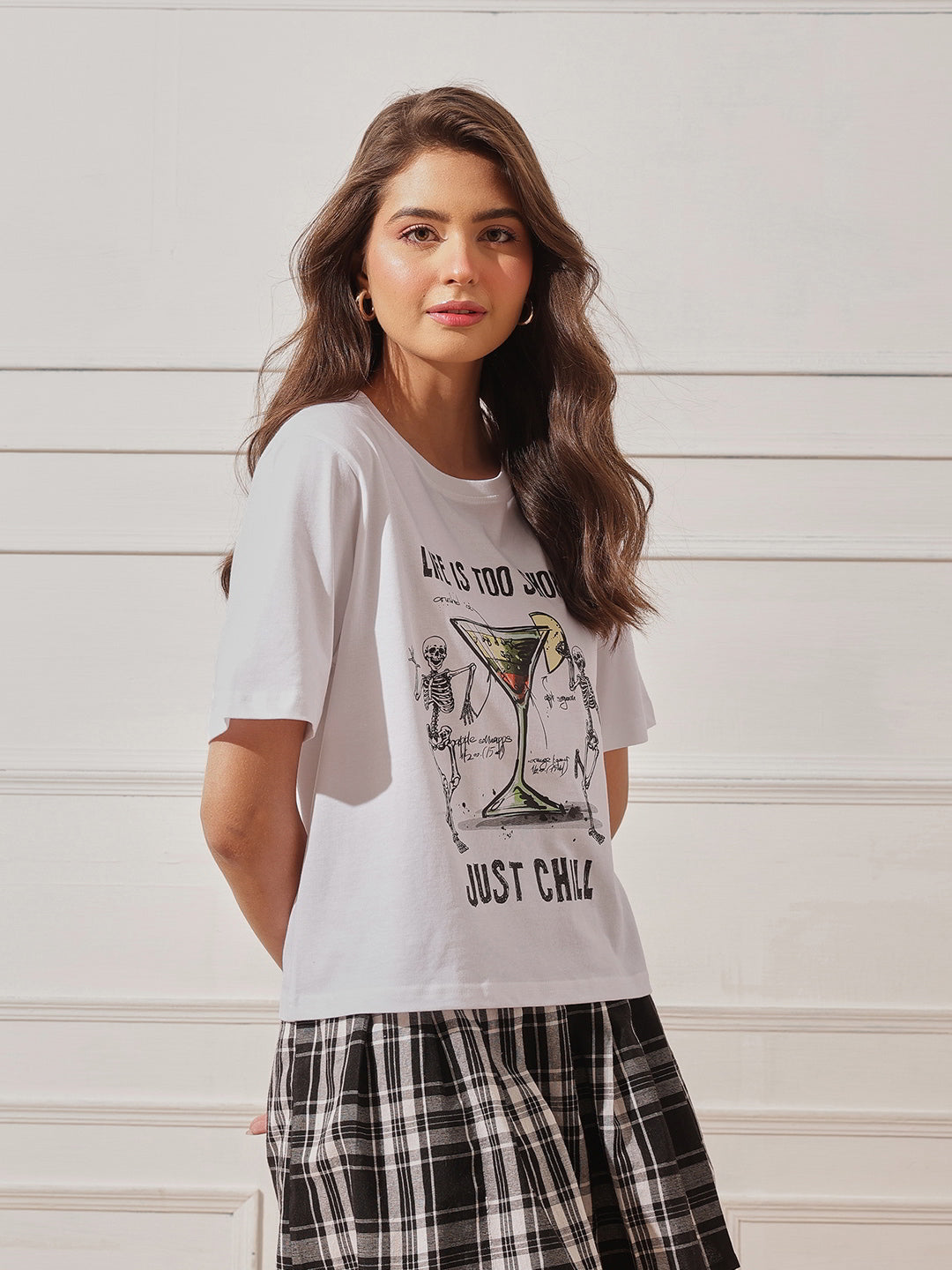Cotton Relaxed Crop Tee