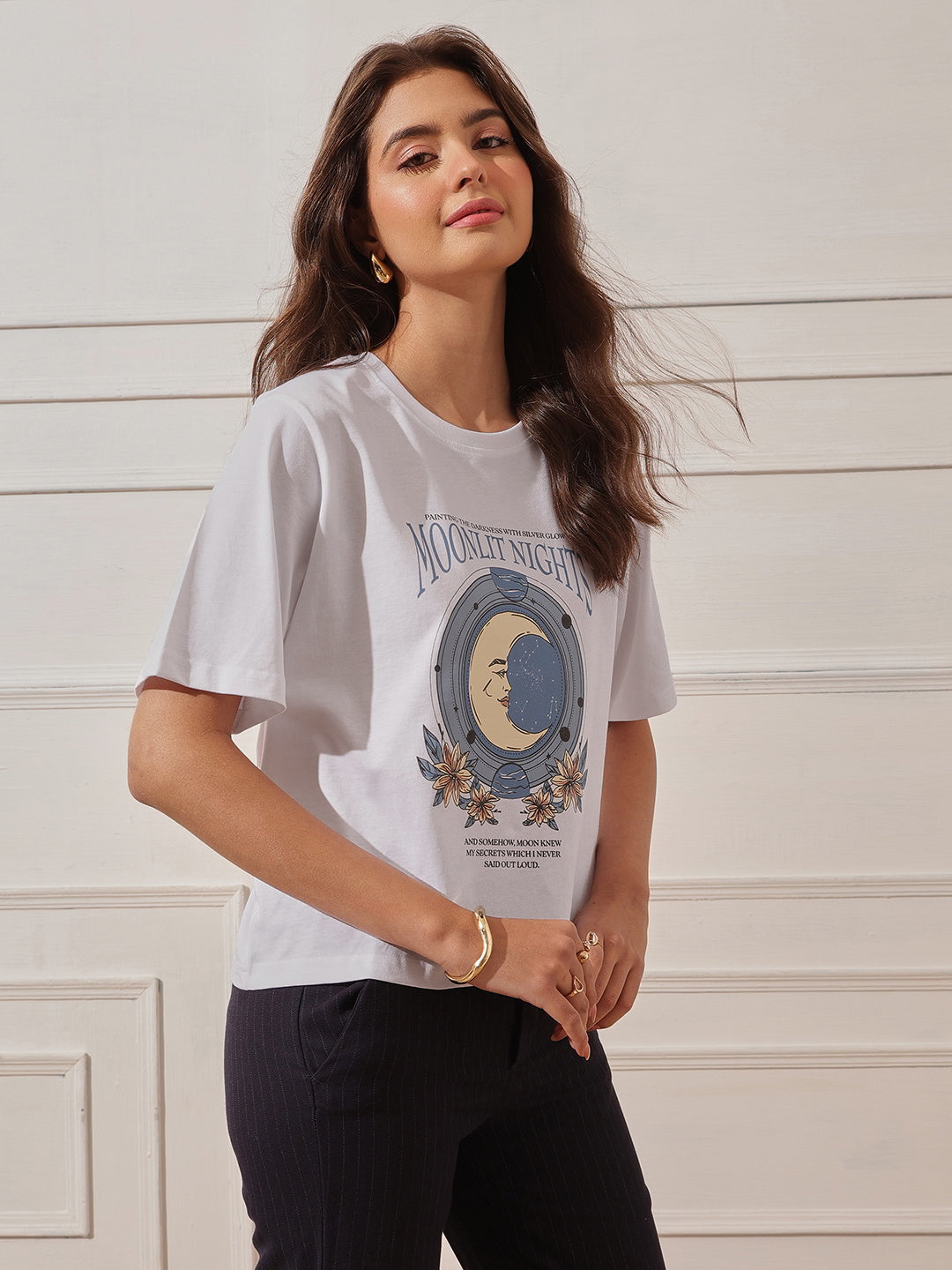 Cotton Relaxed Crop Tee
