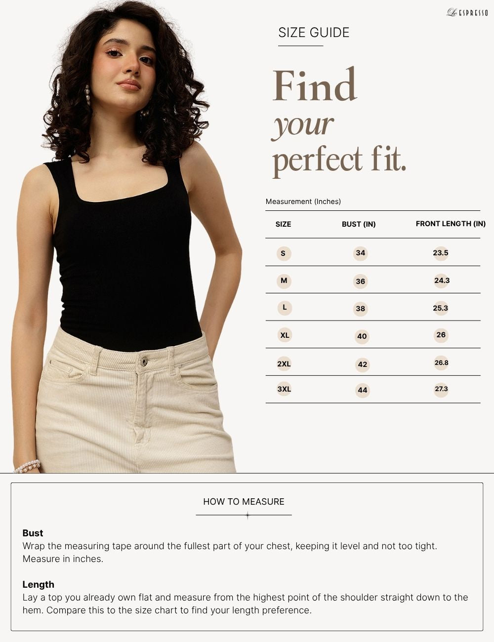 Square Neck Sequin Lace Shoulder Tank Top size guide