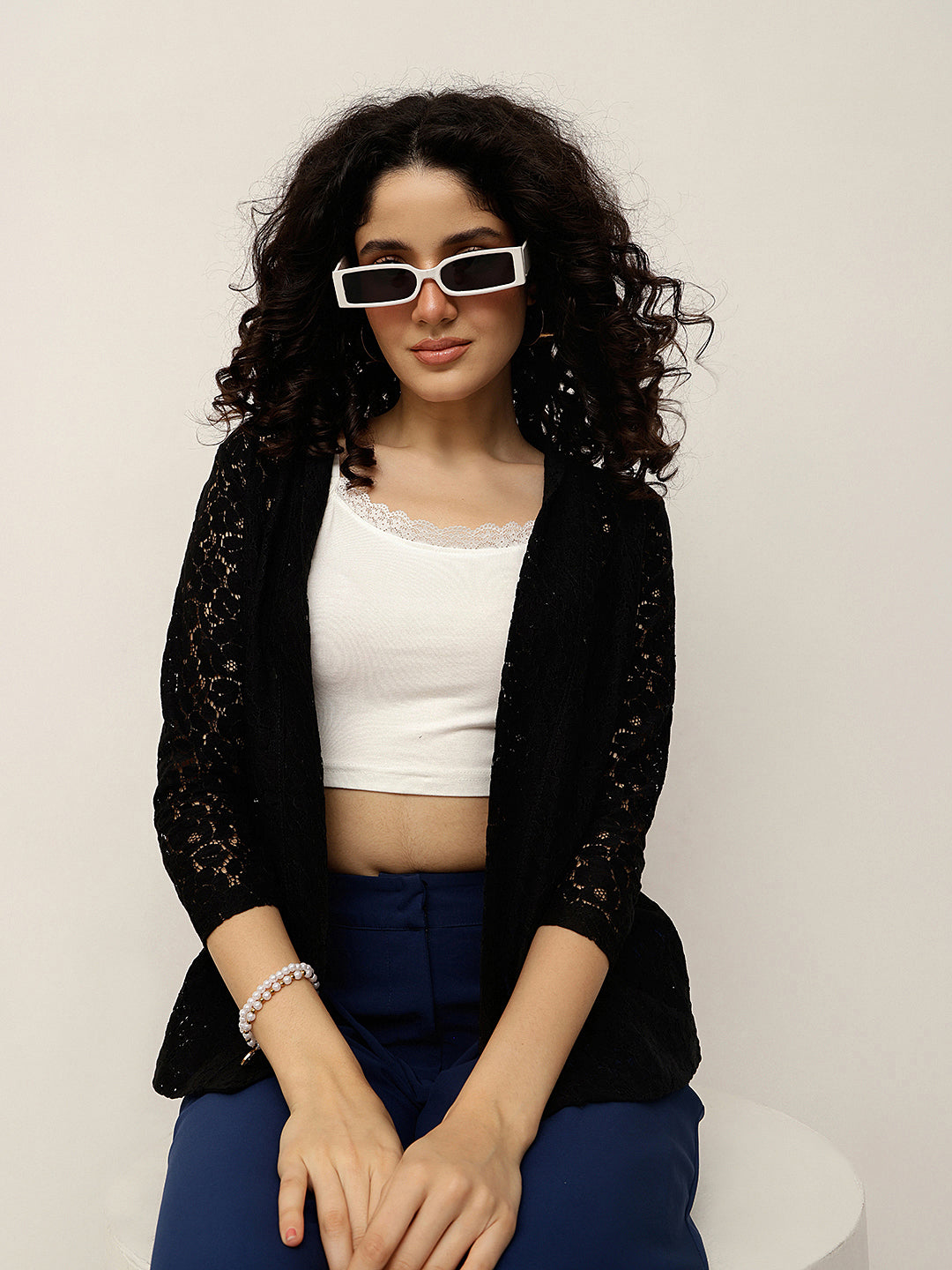 Scalloped Lace Shrug