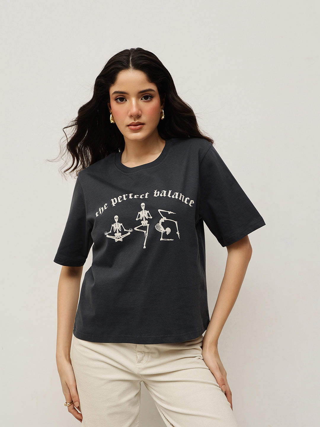 Cotton Relaxed Crop Tee